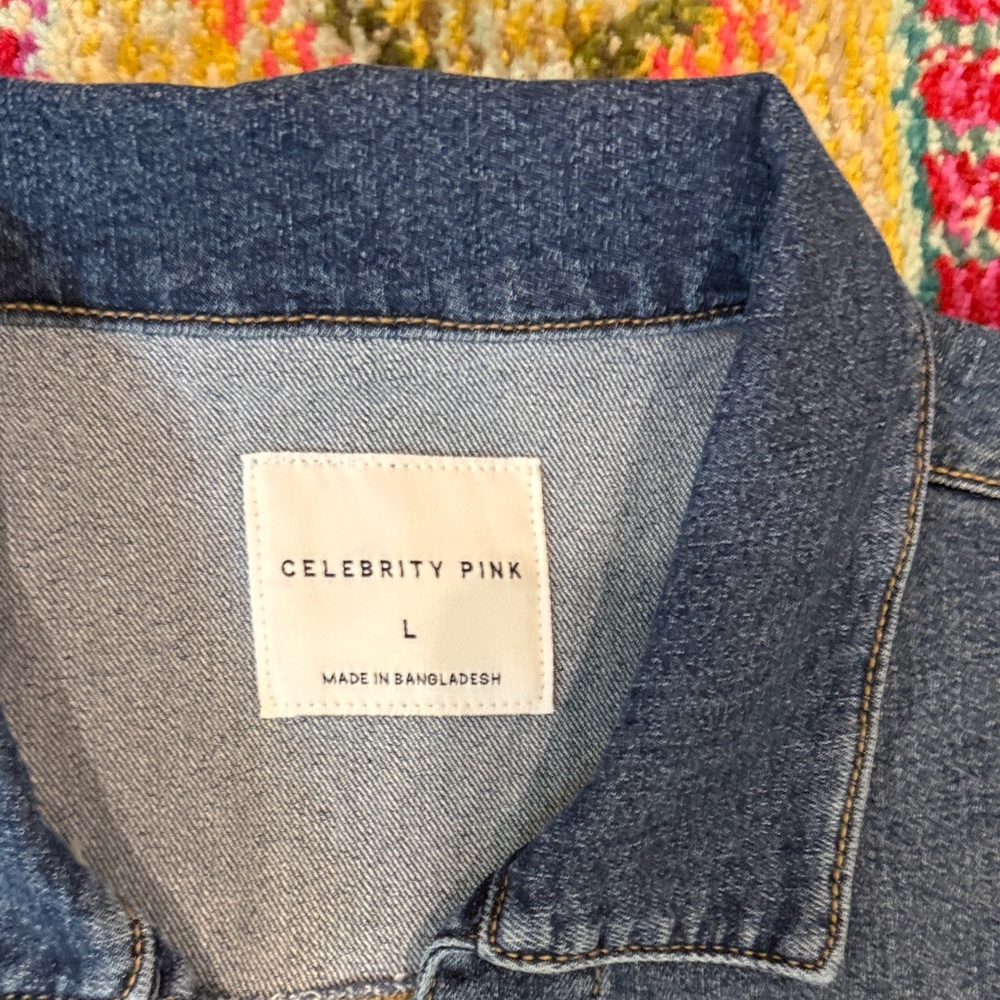Celebrity Pink Denim Top - Picture 2 of 4